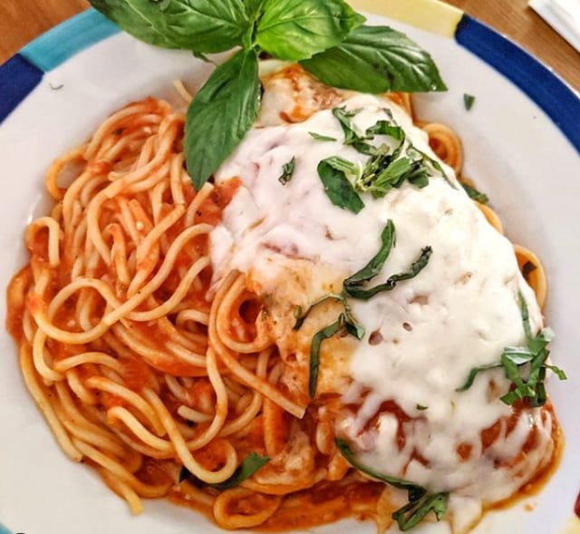 Chicken Parmigiano.